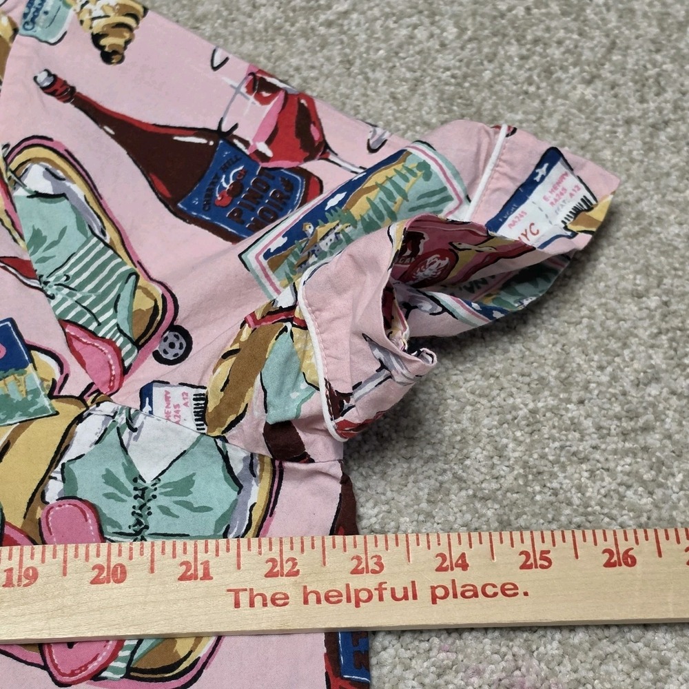 Printfresh x Emily Henry Happy Place Pink Emotional Baggage Short PJ Set Sz M - Picture 7 of 14